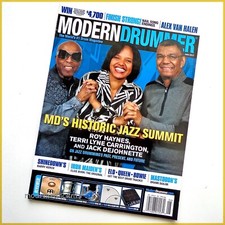 MODERN DRUMMER - June 2012 - JAZZ SUMMIT - HAYNES CARRINGTON & DeJOHNETTE picture