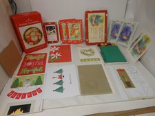 Christmas 12 (15 Total) - 4 Hallmark & Others Unused Cards w/Envelopes & 2 Boxes picture