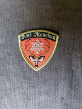 Vintage 70s June Mountain CA Ski Patch 2.5” Travel Resort Woven Logo HTF Rare picture