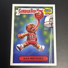 Michael Jordan 2015 Garbage Pail Kids 30th Anniversary Spoof #7a Mad Michael picture