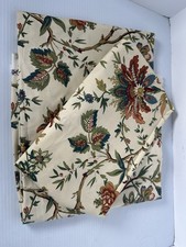 Vtg Waverly Felicite Floral Jacobean Fabric 2 Pieces 4 Yards Total Cotton Floral picture