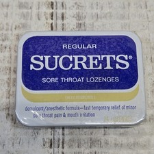 Sucrets Lozenges Metal Tins Sealed NOS VTG Rare HTF  picture