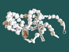 Medjugorje Stone Rosary Apparition Hill ground Medjugorje Handmade +Holy Gift  picture