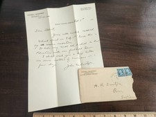 1897 Stanford University Football Department Letterhead and Envelope picture