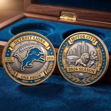 Detroit Lions 2026 Christmas Ornament One Pride Motor City Football Fan Gift picture