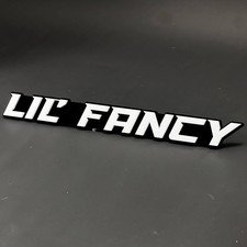 1PC LIL' FANCY 3D Acrylic Badge - Car Truck Emblem Fender Tailgate Trunk Sticker picture