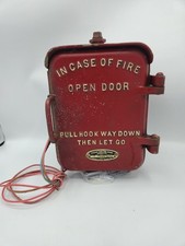 Vintage Federal Sign And Signal Fire Alarm Pull Lever Control Box Chicago Made picture