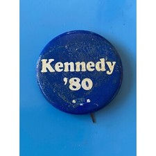 Kennedy '80 Pin Ted Kennedy 1980 Political Campaign Button Pin President RARE picture
