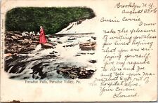 Postcard Paradise Valley Pa Paradise Falls Posted 1906 [cm] picture