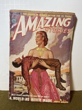 Amazing Stories Pulp Sept 1951 Risqué Cover  picture