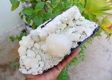STILBITE w/ HEULANDITE GEODE MINERALS SPECIMEN #A43 picture