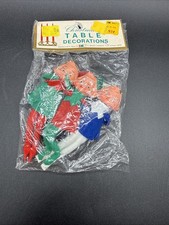 Vintage Kresge Knee Hugger Elf 3 Pack Christmas Table Decorations Factory Sealed picture