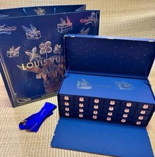 Louis Vuitton 2025 VIP Holiday Ornament Advent Calendar Luxury Navy/Gold RARE picture