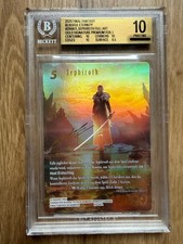 Final Fantasy TCG Sephiroth 29/087L German Full Art Premium Foil BGS 10 picture