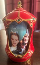 Wizard of Oz Porcelain Music Box Ardleigh Elliott Revolving Heirloom #A0456 Red picture