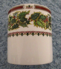 Spode England Bone China Christmas Rose Jam / Jelly Jar (only) EUC picture