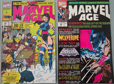 MARVEL AGE SET OF 104 ISSUES (1983) JIM LEE PSYLOCKE 104  1ST PREVIEW CABLE 82 picture