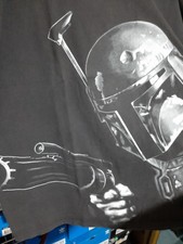 Star Wars Boba Fett Vintage Black T-Shirt XL 1996 Empire Strikes Back. Rare picture