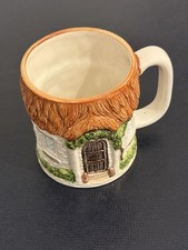 Vintage Otagiri Mugs “In The Thatch Roof Cottage”. Made In Japan (NOS) picture