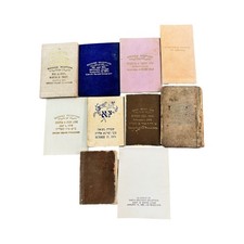 Lot 10 Vintage Jewish Wedding Bar Mitzvah Programs Ephemera 1970s 1980s Judaica picture