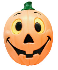 Vintage 1997 Grand Venture Blow Mold Jack O Lantern Pumpkin Halloween Lights Up picture