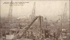 Hog Island Philadelphia Penn PA Shipyard Construction Driving Piles Vintage PC picture