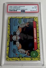 1989 Topps Teenage Mutant Ninja Turtles The Shredder #25 PSA 6 picture