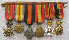 Belgium, Kingdom for WW1 Miniature Medal Group Award 6 medals picture