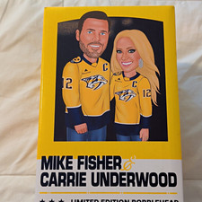 Music City Hockey Limited Edition Mike Fisher & Carrie Underwood Bobblehead picture