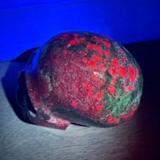 1016g Natural Ruby Sapphire Emerald Crystal Skull Mineral Healing picture