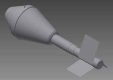 WW2 German panzerfaust 60 warhead Prop/replica picture