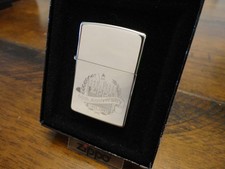 HIGH POLISH SILVER 60TH ANNIVERSARY RARE ZIPPO LIGHTER MINT IN BOX 1992 picture