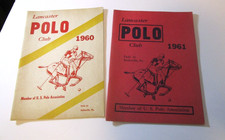 1960-1961 LANCASTER PA. POLO CLUB PROGRAMS picture