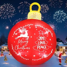 Kalolary 15FT Christmas Bell Inflatable with LED - Outdoor Decor picture