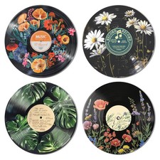 HK Studio Hippie Decor Posters Botanical Wall Art Record Room Aesthetic 4 Pack picture