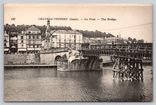 Postcard Chateau Thierry Le Pont The Bridge France picture
