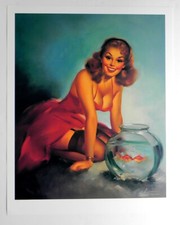 Meisel Art Gallery 8 Folio Prints GREAT AMERICAN PIN-UP Calendar Girl Art picture