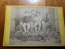 Rare 1880s Charles Georges Spitz Cabinet Card Photo Papeete Tahiti Gooding... picture