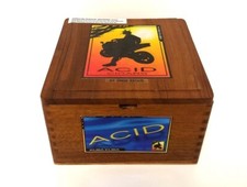 Empty Wooden Cigar Box Acid Kuba Kuba by Drew Estate || Collectibles picture