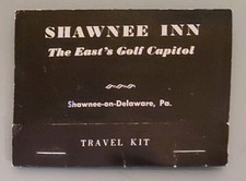 VTG SHAWNEE INN THE EAST'S GOLF CAPITOL SEWING TRAVEL KIT 2 ½” T 3 ½” W picture