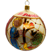 RARE St Francis of Assisi Hand painted 4