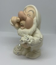 2005 Lenox Disney Showcase Collect “Sneezy's Sparkling Blossoms” Figurine 4.5