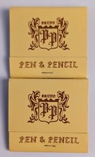 Vintage Bruno Pen & Pencil NYC Steakhouse Matches Matchbooks Lot of 2 picture