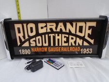 Rio Grande southern LED Display lighted sign lightbox Wall hanging Light picture