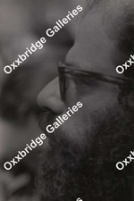 ALLEN GINSBERG Counter Culture Poet NYU Photo Neg WASHINGTON SQUARE SDS 1966 NYC picture