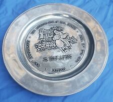 The Midnight Ride Of Paul Revere Pewter Plate, RWP Wilton Columbia PA (11