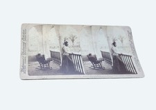 Antique 1901 Underwood Stereoview Mexican Home Overlooking Plaza Cordoba Mexico picture