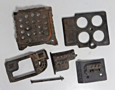 cast iron model stove parts toy salesmans's sample vintage picture