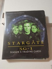 Stargate SG1 S5 Binder w/ Complete 72 Card S4 & S5 BS, 4 Different Chase Sets + picture