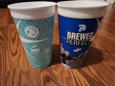 7 Brew Brewed Perfect Collectors Cup Blue & Teal 32 Oz Set picture
